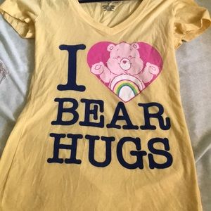 A vintage care bear short sleeve shirt